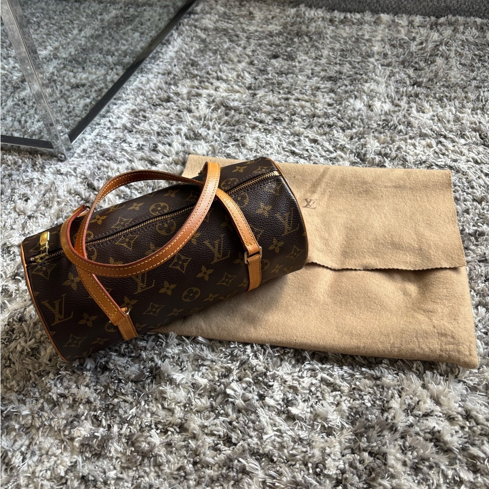 Authentic Louis Vuitton Brown Monogram Papillon 26